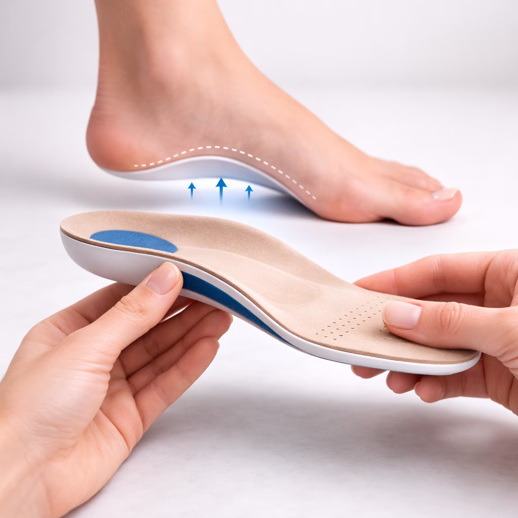 Palmilhas ortopédicas personalizadas